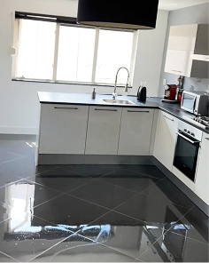 Schone keuken na schoonmaak